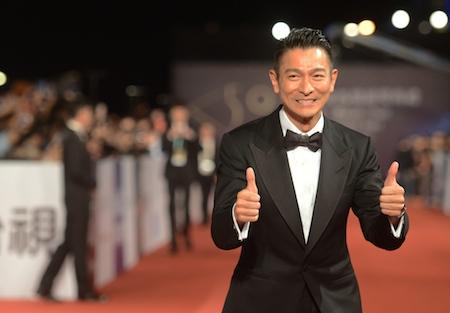 Hong Kong actor Andy Lau arrives ahead of the Golden Horse Film Awards in Taipei, on November 23, 2013. Stars from China, Hong Kong, Singapore and Taiwan are gathering in Taipei for this year's Golden Horse Film Awards, dubbed the 'Oscars' of Chinese-language cinema. (Sam Yeh/AFP/Getty Images)
