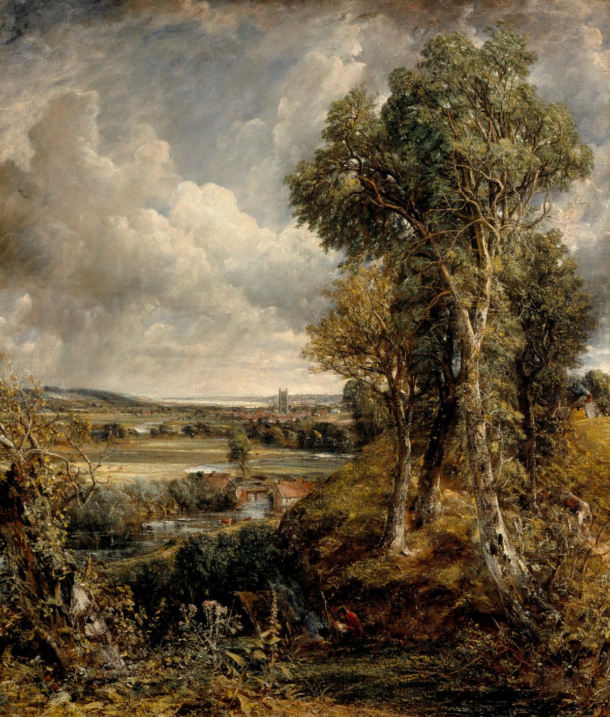 "The Vale of Dedham," 1827–28, by John Constable. (Courtesy of the Frick Collection)