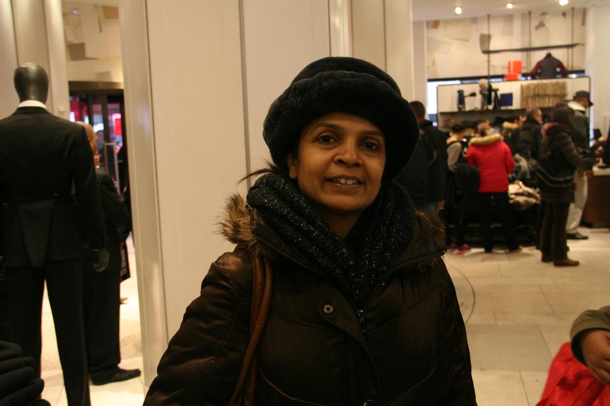 Roopa Dave from New Jersey came to Macy's at Herald Square in Manhattan to shop on Black Friday, Nov. 28, 2014. (Shannon Liao/Epoch Times)
