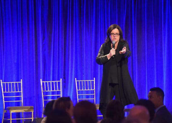 Rosie O'Donnell speaks on stage during the Worldwide Orphans' 10th Annual Gala Hosted by Katie Couric at Cipriani, Wall Street on Nov. 17, 2014, in New York City. (Photo by Michael Loccisano/Getty Images for Worldwide Orphans)