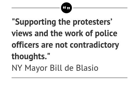 Quote: Protestors Reject New York's Request to Pause Demonstrations Until After Officers Funerals