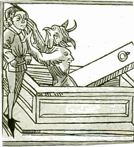 Vampire attacking a Christian, German engraving from the 15th century. (<a href="http://commons.wikimedia.org/wiki/File:Vampiro_atacando_crist%C3%A3o_-_S%C3%A9culo_XV.jpg" target="_blank">Wikimedia Commons</a>)