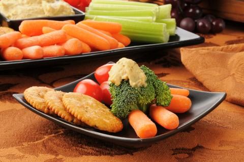 A good choice is baby carrots, celery, low-fat yogurt, low-fat cheese, and small whole-grain crackers. (Shutterstock*)