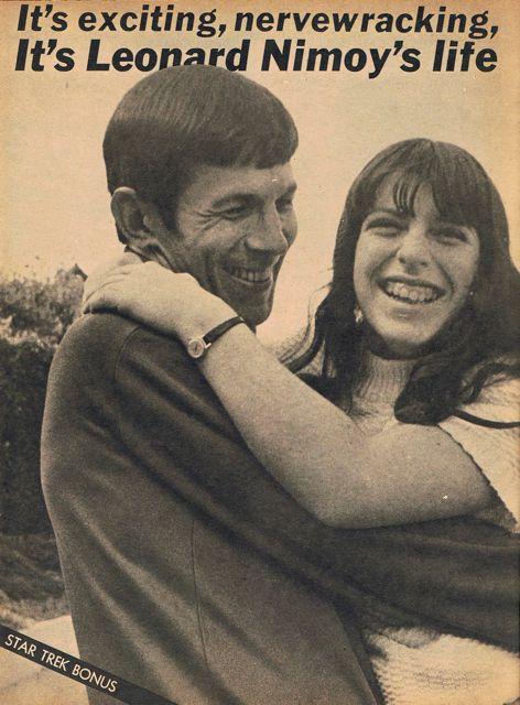 Leonard nimoy and his daughter Julie in a file photo. (leonardnimoy.de)