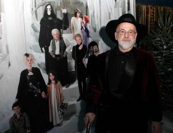 Author Terry Pratchett arrives at the world television premiere of "Hogfather" at the Curzon Mayfair on November 27, 2006 in London, England. (Photo by Getty Images)