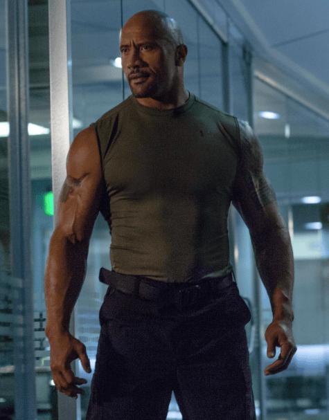 Dwayne Johnson as Luke Hobbs in "Furious 7." (Scott Garfield/Universal Studios)