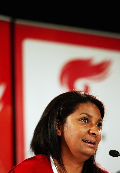 Former Olympian Nova Peris at the National Convention Centre in 2008 in Canberra, Australia. (Lisa Maree Williams/Getty Images)