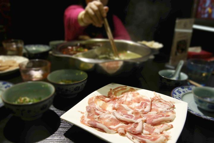 This picture taken on May 6, 2013 shows a plate of mutton on a table in a hotpot restaurant in Shanghai. China has detained 900 people for crimes including selling rat and fox meat as beef and mutton, the public security ministry said, in another blow to the nation's food safety (STR/AFP/Getty Images).