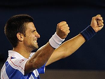<a href="https://www.theepochtimes.com/assets/uploads/2015/07/Djokomo108599210Web_medium.jpg"><img src="https://www.theepochtimes.com/assets/uploads/2015/07/Djokomo108599210Web_medium.jpg" alt="Novak Djokovic exults after winning his men's singles final match against Andy Murray at the Australian Open tennis tournament. (Nicolas Asfouri/AFP/Getty Images)" title="Novak Djokovic exults after winning his men's singles final match against Andy Murray at the Australian Open tennis tournament. (Nicolas Asfouri/AFP/Getty Images)" width="320" class="size-medium wp-image-119715"/></a>