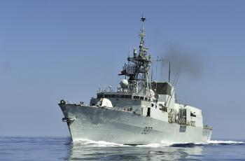 <a href="https://www.theepochtimes.com/assets/uploads/2015/07/HMCS-Fredericton-20091228-HS2009-N051-009-Gulf_of_Aden-Cropped_medium.jpg"><img src="https://www.theepochtimes.com/assets/uploads/2015/07/HMCS-Fredericton-20091228-HS2009-N051-009-Gulf_of_Aden-Cropped_medium.jpg" alt="A view of the HMCS Fredericton from one of its boats in the Gulf of Aden. (Department of National Defence)" title="A view of the HMCS Fredericton from one of its boats in the Gulf of Aden. (Department of National Defence)" width="320" class="size-medium wp-image-97408"/></a>