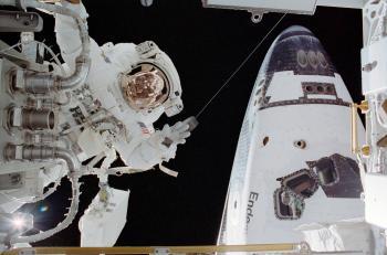 <a href="https://www.theepochtimes.com/assets/uploads/2015/07/JohnHerrington-Spacewalk-sts113-306-005_medium.jpg"><img src="https://www.theepochtimes.com/assets/uploads/2015/07/JohnHerrington-Spacewalk-sts113-306-005_medium.jpg" alt="Astronaut John B. Herrington, STS-113 mission specialist, participates in the mission's third and final scheduled spacewalk to perform work on the International Space Station on Flight Day 8, Nov. 30, 2002. The forward section of the Space Shuttle Endeavour is seen on the right. (NASA)" title="Astronaut John B. Herrington, STS-113 mission specialist, participates in the mission's third and final scheduled spacewalk to perform work on the International Space Station on Flight Day 8, Nov. 30, 2002. The forward section of the Space Shuttle Endeavour is seen on the right. (NASA)" width="320" class="size-medium wp-image-96289"/></a>