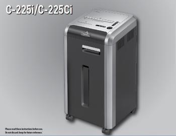 HARD TO COME BY: The 'C-225i 100% Jam Proof Strip-Cut Shredder,' which can handle CD-ROMS, credit cards, paperclips, and handfuls of paper at a time, is one of the items in 'limited supply' after the forced takeover in China. (Fellowes Inc.)