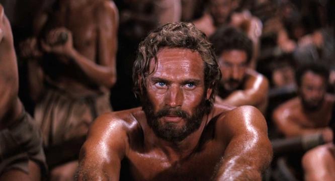 Charlton Heston as Judah Ben-Hur, condemned to the galleys for a crime he didn't commit. (Metro-Goldwyn-Mayer)