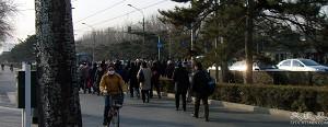 At 9:53am on December 19, another group of petitioners came to the Diaoyutai State Guesthouse. (The Epoch Times)