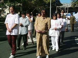 Enactment of Falun Gong practitioners under persecution in China (The Epoch Times).