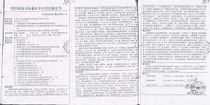 A copy of Liang Jinghui's certificate of mental disorder  (The Epoch Times)