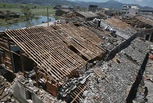 Typhoon Saomai destroyed thousands of houses and boats in Zhejiang and Fujian provinces. (China Photos/Getty Images)