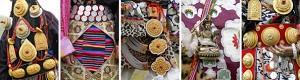 Tibetan decorations displayed at a festival in Litang County, Tibet. (Liu Jin/AFP/Getty Images)