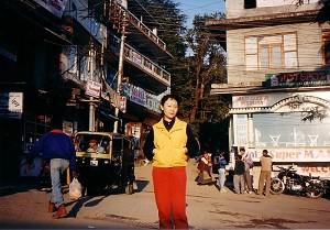 Ms. Sheng Xue in Dharamsala (Photo courtesy of Ms. Sheng Xue)
