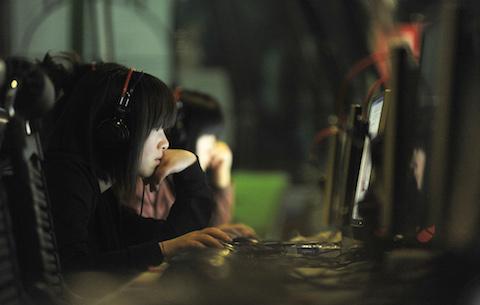An Internet cafe in Beijing, China, on May 12, 2011. (Gou Yige/AFP/Getty Images)