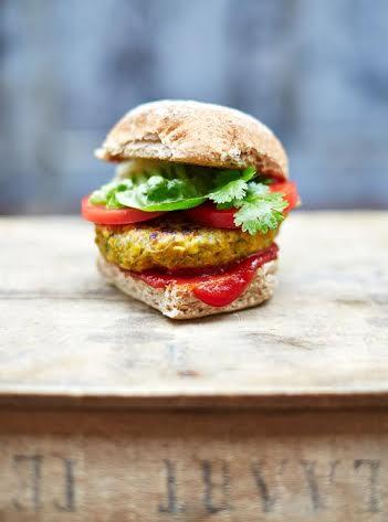 Jamie Oliver's 'Best Vegan Burger' (eluxemagazine.com)