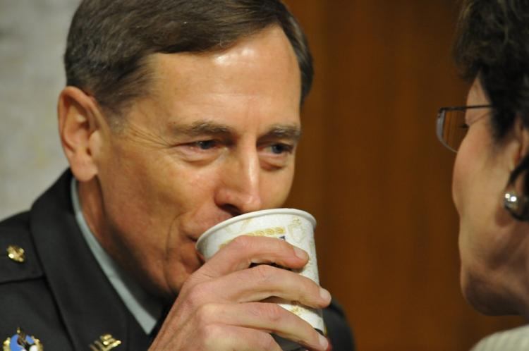 <a><img src="https://www.theepochtimes.com/assets/uploads/2015/09/102115402.jpg" alt="US Army Gen. David Petraeus, Commander, US Central Command, sips water as he greets Sen Susan Collins(R),R-ME, after returning to the hearing room after feeling light headed during a hearing conducted by the US Senate Armed Services Committee on Capitol Hill June 15, 2010 in Washington, DC. Petraeus told the committee that he had become dehydrated and hadn't eaten much this morning. (Karen Bleier/AFP/Getty Images)" title="US Army Gen. David Petraeus, Commander, US Central Command, sips water as he greets Sen Susan Collins(R),R-ME, after returning to the hearing room after feeling light headed during a hearing conducted by the US Senate Armed Services Committee on Capitol Hill June 15, 2010 in Washington, DC. Petraeus told the committee that he had become dehydrated and hadn't eaten much this morning. (Karen Bleier/AFP/Getty Images)" width="320" class="size-medium wp-image-1818574"/></a>