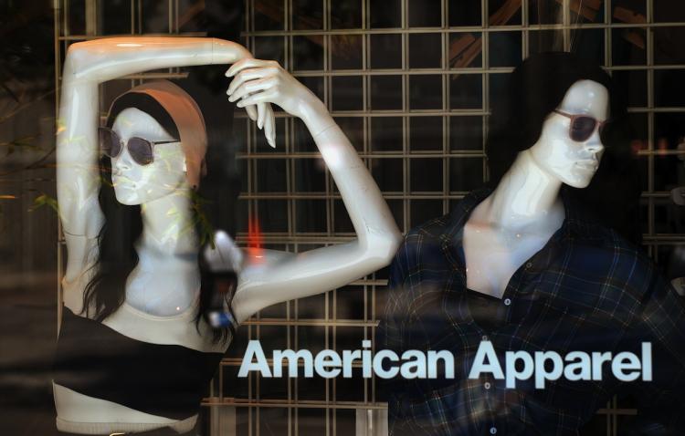<a><img src="https://www.theepochtimes.com/assets/uploads/2015/09/103436435.jpg" alt="AGAINST THE GRAIN: The exterior of an American Apparel clothing store is seen in Los Angeles on Aug. 18. American Apprarel, the 'hipster' casual clothing company that built a global following and a fortune on the back of made-in-Los Angeles t-shirts and flamboyant founder Dov Charney, has seen its financial health sink.(Mark Ralston/Getty Images)" title="AGAINST THE GRAIN: The exterior of an American Apparel clothing store is seen in Los Angeles on Aug. 18. American Apprarel, the 'hipster' casual clothing company that built a global following and a fortune on the back of made-in-Los Angeles t-shirts and flamboyant founder Dov Charney, has seen its financial health sink.(Mark Ralston/Getty Images)" width="320" class="size-medium wp-image-1813093"/></a>