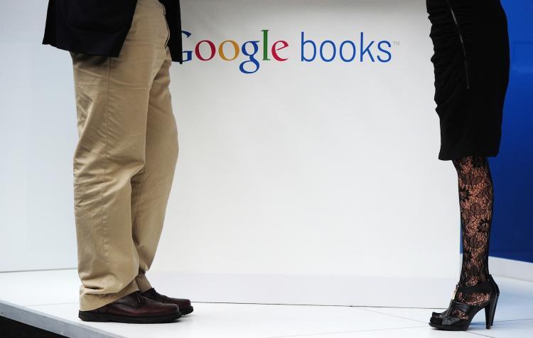 <a><img src="https://www.theepochtimes.com/assets/uploads/2015/09/104876614.jpg" alt="A man and a woman stand next to a 'Google books' logo during the 62nd Frankfurt Book Fair in Frankfurt am Main, on October 6, 2010.   (Johannes Eisele/Getty Images )" title="A man and a woman stand next to a 'Google books' logo during the 62nd Frankfurt Book Fair in Frankfurt am Main, on October 6, 2010.   (Johannes Eisele/Getty Images )" width="320" class="size-medium wp-image-1806514"/></a>