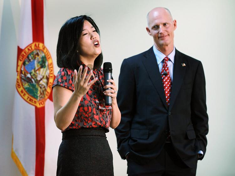 <a><img src="https://www.theepochtimes.com/assets/uploads/2015/09/107906354_michelle_rhee.jpg" alt="Michelle Rhee, who was named as the Informal Education Advisor to the Governor, speaks as Florida Gov. Rick Scott (R) listens during a visit to the Florida International Academy on Jan. 6 in Opa Locka, Florida.  (Joe Raedle/Getty Images)" title="Michelle Rhee, who was named as the Informal Education Advisor to the Governor, speaks as Florida Gov. Rick Scott (R) listens during a visit to the Florida International Academy on Jan. 6 in Opa Locka, Florida.  (Joe Raedle/Getty Images)" width="320" class="size-medium wp-image-1807862"/></a>