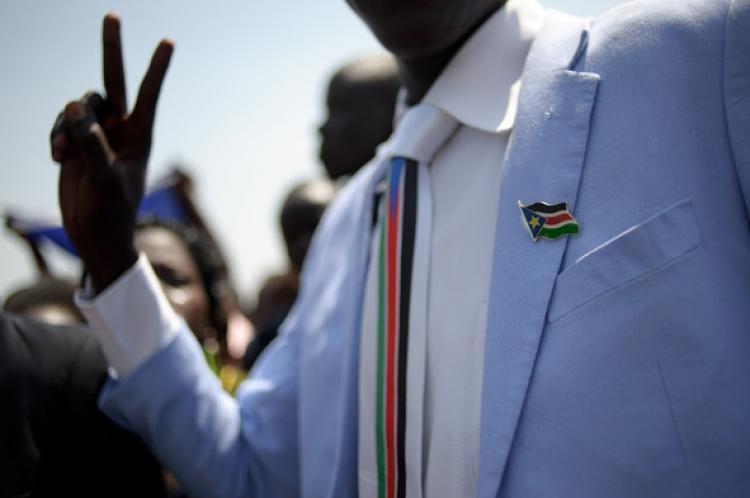 <a><img class="size-medium wp-image-1809016" title="A man dressed in Southern Sudan  style clothing wearing a pin and tie celebrating the announcement of the preliminary results of the Southern Sudan independence referendum in Juba on January 30, 2011. South Sudan voted overwhelmingly for independence from the north, with close to 99% in favor of secession. (Phil Moore/Getty Images )" src="https://www.theepochtimes.com/assets/uploads/2015/09/108609939.jpg" alt="A man dressed in Southern Sudan  style clothing wearing a pin and tie celebrating the announcement of the preliminary results of the Southern Sudan independence referendum in Juba on January 30, 2011. South Sudan voted overwhelmingly for independence from the north, with close to 99% in favor of secession. (Phil Moore/Getty Images )" width="320"/></a>