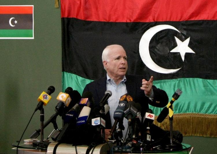 <a><img src="https://www.theepochtimes.com/assets/uploads/2015/09/112815697.jpg" alt="U.S. Republican Sen. John McCain speaks during a press conference in the Libyan rebel stronghold of Benghazi on April 22. (Marwan Naamani/AFP/Getty Images)" title="U.S. Republican Sen. John McCain speaks during a press conference in the Libyan rebel stronghold of Benghazi on April 22. (Marwan Naamani/AFP/Getty Images)" width="320" class="size-medium wp-image-1805109"/></a>