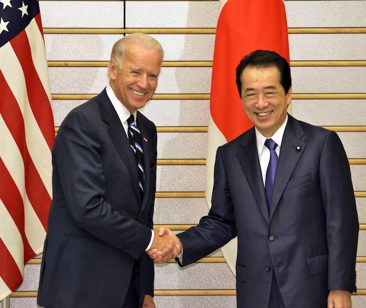 <a><img src="https://www.theepochtimes.com/assets/uploads/2015/09/121874864.jpg" alt="On his tour of Asia, Vice President Joe Biden is greeted by Japanese Prime Minister Naoto Kan for their talks at Kan's office in Tokyo on August 23. (Yoshikazu Tsuno/Getty Images)" title="On his tour of Asia, Vice President Joe Biden is greeted by Japanese Prime Minister Naoto Kan for their talks at Kan's office in Tokyo on August 23. (Yoshikazu Tsuno/Getty Images)" width="320" class="size-medium wp-image-1798810"/></a>
