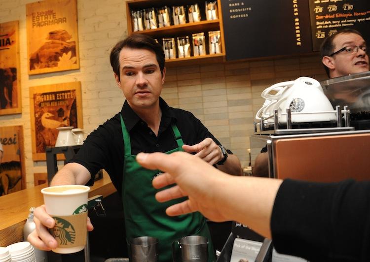 <a><img class="size-large wp-image-1785834" title="Jimmy Carr Launches New Stronger British Latte at Starbucks" src="https://www.theepochtimes.com/assets/uploads/2015/09/141287546.jpg" alt="" width="590" height="418"/></a>