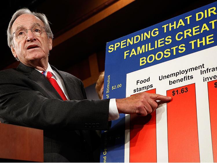 <a><img src="https://www.theepochtimes.com/assets/uploads/2015/09/1ahrk92079989.jpg" alt="Sen. Tom Harkin talks about extending unemployment benefits during a news conference with fellow Senate Democrats at the U.S. Capitol October 20, 2009 in Washington, DC. (Chip Somodevilla/Getty Images)" title="Sen. Tom Harkin talks about extending unemployment benefits during a news conference with fellow Senate Democrats at the U.S. Capitol October 20, 2009 in Washington, DC. (Chip Somodevilla/Getty Images)" width="320" class="size-medium wp-image-1825510"/></a>