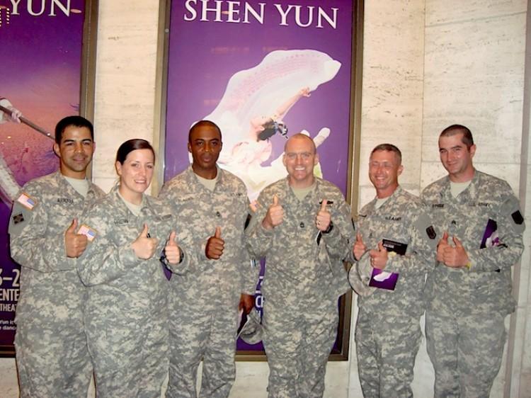 <a><img src="https://www.theepochtimes.com/assets/uploads/2015/09/2011-6-25b_NYC_PamelaTsai_USGroup.jpg" alt="A group of U.S. Army officers at the Shen Yun Performing Arts' Saturday evening show at the David H. Koch Theatre at Lincoln Center in New York. (The Epoch Times)" title="A group of U.S. Army officers at the Shen Yun Performing Arts' Saturday evening show at the David H. Koch Theatre at Lincoln Center in New York. (The Epoch Times)" width="320" class="size-medium wp-image-1802014"/></a>