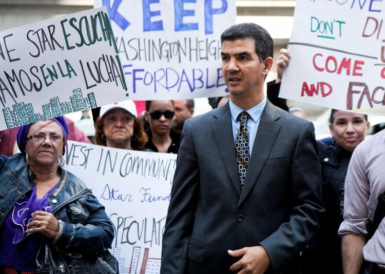 <a><img class="size-large wp-image-1781258" title="Council Member Ydanis Rodriguez at a community protest on Sept. 27 in Midtown Manhattan" src="https://www.theepochtimes.com/assets/uploads/2015/09/20120927-WEB+Ydanis-IMG_4154-Amal+Chen.jpg" alt="Council Member Ydanis Rodriguez at a community protest on Sept. 27 in Midtown Manhattan" width="590" height="420"/></a>