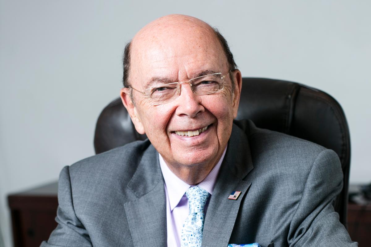 Wilbur L. Ross Jr., Chairman and Chief Strategy Officer at WL Ross & Co., in Chelsea, Manhattan, on Sept. 2, 2015. (Samira Bouaou/Epoch Times)