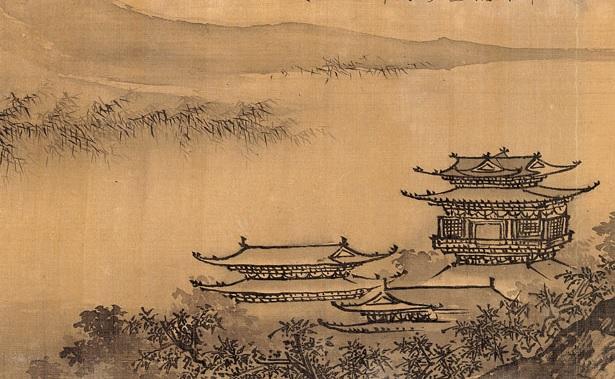 Detail of "Ten Thousand Miles of the Yangtze River," a Ming Dynasty painting. (Public Domain)