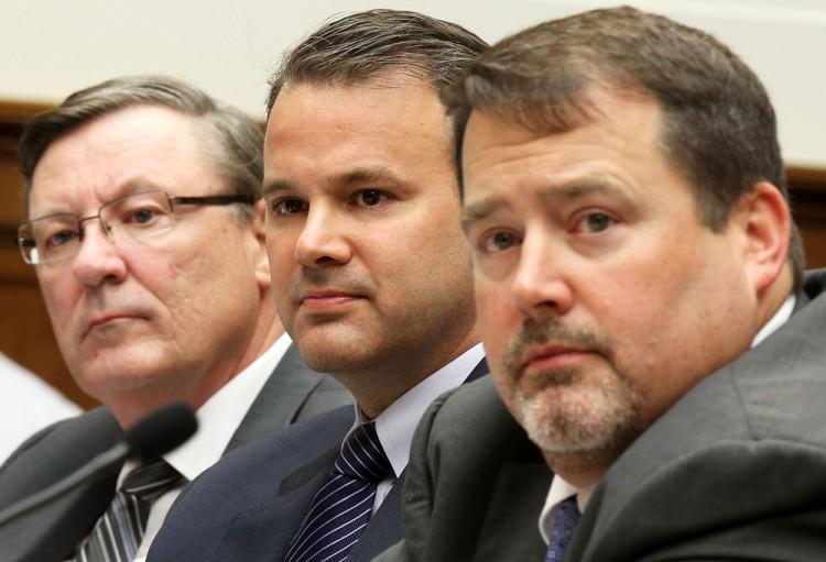 <a><img src="https://www.theepochtimes.com/assets/uploads/2015/09/3Musketeers.jpg" alt="(L-R) Chairman of the Alberta Energy Resources Conservation Board Dan McFadyen, managing director of Global Oil at IHS Cambridge Energy Research Associates James Burkhard, and president of Energy and Oil pipelines for TransCanada Alex Pourbaix testify during a hearing before the Energy and Power Subcommittee of the House Energy and Commerce Committee May 23 on Capitol Hill in Washington, D.C. The EPA has called on the US State Department to issue a thorough environmental assessment of TransCanada's Keystone pipeline expansion. (Alex Wong/Getty Images)" title="(L-R) Chairman of the Alberta Energy Resources Conservation Board Dan McFadyen, managing director of Global Oil at IHS Cambridge Energy Research Associates James Burkhard, and president of Energy and Oil pipelines for TransCanada Alex Pourbaix testify during a hearing before the Energy and Power Subcommittee of the House Energy and Commerce Committee May 23 on Capitol Hill in Washington, D.C. The EPA has called on the US State Department to issue a thorough environmental assessment of TransCanada's Keystone pipeline expansion. (Alex Wong/Getty Images)" width="320" class="size-medium wp-image-1802879"/></a>