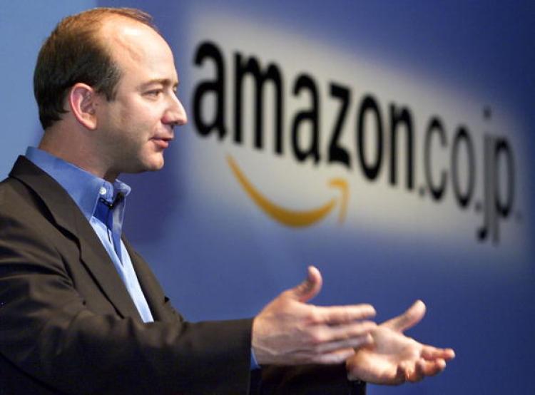 <a><img src="https://www.theepochtimes.com/assets/uploads/2015/09/51343101.jpg" alt="Jeffrey Bezos, founder and Chief Executive Officer of global online bookstore Amazon.com, during a press conference in Tokyo, 13 June 2001. (Toru Yamanaka/AFP/Getty Images)" title="Jeffrey Bezos, founder and Chief Executive Officer of global online bookstore Amazon.com, during a press conference in Tokyo, 13 June 2001. (Toru Yamanaka/AFP/Getty Images)" width="320" class="size-medium wp-image-1820740"/></a>