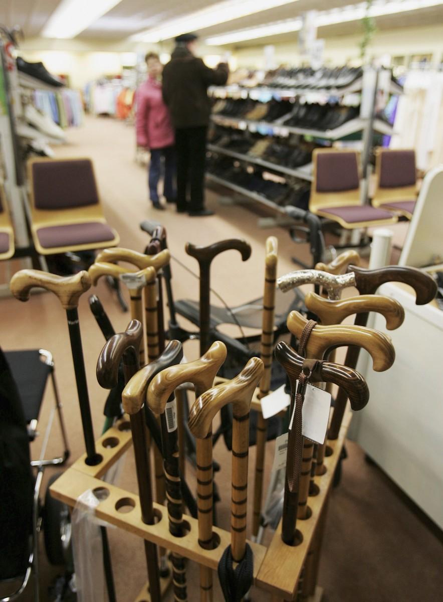 <a><img class="wp-image-1787090" title="Walking canes await elderly shoppers at a specialist retail store catering to senior citizens, March 23, 2006 in Grossraeschen, Germany." src="https://www.theepochtimes.com/assets/uploads/2015/09/57166931.jpg" alt="Walking canes await elderly shoppers at a specialist retail store catering to senior citizens, March 23, 2006 in Grossraeschen, Germany." width="347" height="472"/></a>