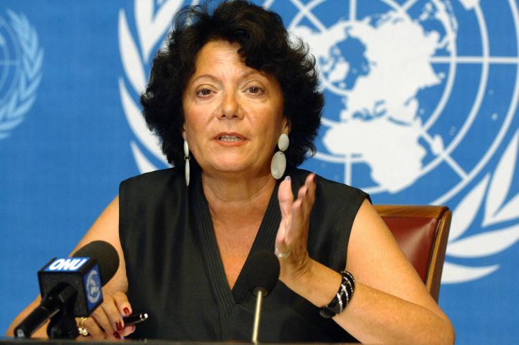 <a><img src="https://www.theepochtimes.com/assets/uploads/2015/09/71529491.jpg" alt="The president of the United Nations Human Rights Committee, Christine Chanet (JEAN-PIERRE CLATOT/AFP/Getty Images)" title="The president of the United Nations Human Rights Committee, Christine Chanet (JEAN-PIERRE CLATOT/AFP/Getty Images)" width="320" class="size-medium wp-image-1834579"/></a>