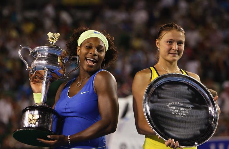 <a><img src="https://www.theepochtimes.com/assets/uploads/2015/09/84568640.jpg" alt="Serena Williams and Dinara Safina...Serena won both the singles and doubles titles at the 2009 Australian Open. (Mark Dadswell/Getty Images)" title="Serena Williams and Dinara Safina...Serena won both the singles and doubles titles at the 2009 Australian Open. (Mark Dadswell/Getty Images)" width="320" class="size-medium wp-image-1830870"/></a>