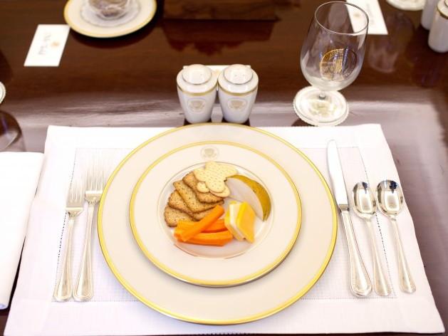 Foods such as crackers often contain high amounts of salt. Consumers need to be aware that a high-salt diet may lead to stomach cancer, according to World Cancer Research Fund. This picture shows a simple plate of cheese, crackers and carrots set for a closed off-the-record lunch between President Barack Obama and Press Secretary Robert Gibbs in the President's Private Dining Room of the White House on April 27, 2009 in Washington, DC. (Pete Souza/White House via Getty Images)