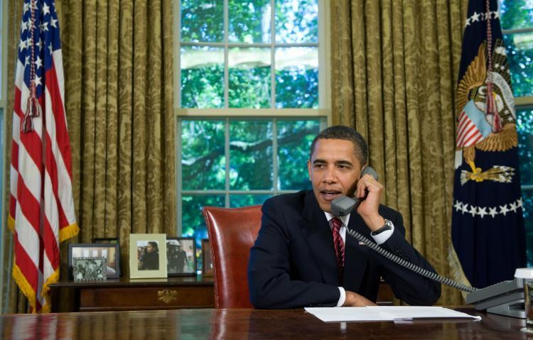 <a><img src="https://www.theepochtimes.com/assets/uploads/2015/09/87889457.jpg" alt="Landlines becoming outdated? US President Barack Obama talks on the phone with Astronauts aboard the Space Shuttle Atlantis, while on a mission to repair the Hubble Space Telescope, from the White House in Washington, May 20, 2009. (Saul Loeb/AFP/Getty Images)" title="Landlines becoming outdated? US President Barack Obama talks on the phone with Astronauts aboard the Space Shuttle Atlantis, while on a mission to repair the Hubble Space Telescope, from the White House in Washington, May 20, 2009. (Saul Loeb/AFP/Getty Images)" width="320" class="size-medium wp-image-1805106"/></a>