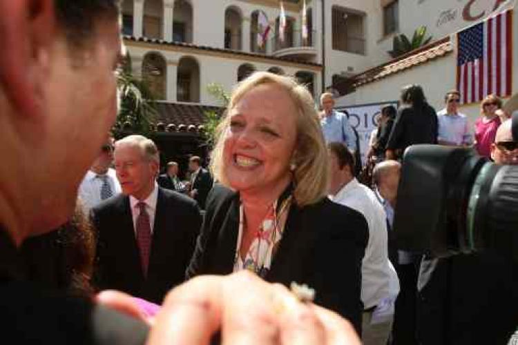 <a><img src="https://www.theepochtimes.com/assets/uploads/2015/09/91026250whitman.jpg" alt="Former eBay CEO Meg Whitman greets well-wishers at an event announcing her candidacy for the 2010 Republican gubernatorial nomination last week in Fullerton, California. (David McNew/Getty Images)" title="Former eBay CEO Meg Whitman greets well-wishers at an event announcing her candidacy for the 2010 Republican gubernatorial nomination last week in Fullerton, California. (David McNew/Getty Images)" width="320" class="size-medium wp-image-1826021"/></a>