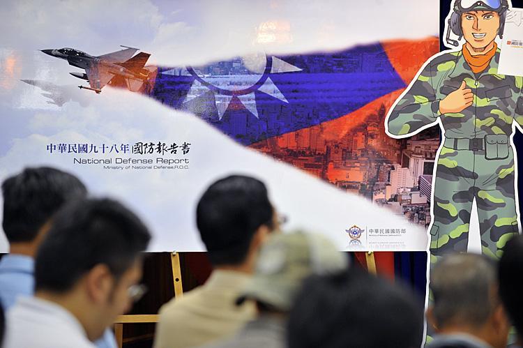 <a><img src="https://www.theepochtimes.com/assets/uploads/2015/09/92052308.jpg" alt="A placard for the Taiwan Ministry of National Defense's 2009 national defense report, which said that the Chinese Regime's military buildup is shifting the military balance in the region. The defense ministry recently accused a Taiwanese general of leaking key military secrets to Beijing. (Sam Yeh/AFP/Getty Images)" title="A placard for the Taiwan Ministry of National Defense's 2009 national defense report, which said that the Chinese Regime's military buildup is shifting the military balance in the region. The defense ministry recently accused a Taiwanese general of leaking key military secrets to Beijing. (Sam Yeh/AFP/Getty Images)" width="320" class="size-medium wp-image-1808575"/></a>