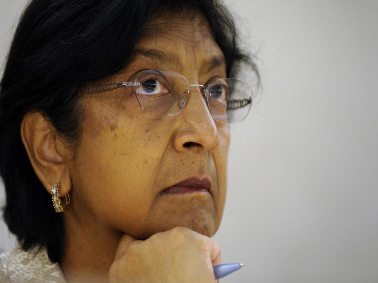 <a><img src="https://www.theepochtimes.com/assets/uploads/2015/09/97935994-UN_human_rights.jpg" alt="UN High Commissioner for Human Rights Navi Pillay attends at the UN office in Geneva on March 22, 2010 a Human Rights Council session to debate a report by former international war crimes prosecutor Richard Goldstone on the 22-day Gaza war Israel launched (Fabrice Coffrini/AFP/Getty Images)" title="UN High Commissioner for Human Rights Navi Pillay attends at the UN office in Geneva on March 22, 2010 a Human Rights Council session to debate a report by former international war crimes prosecutor Richard Goldstone on the 22-day Gaza war Israel launched (Fabrice Coffrini/AFP/Getty Images)" width="320" class="size-medium wp-image-1818591"/></a>