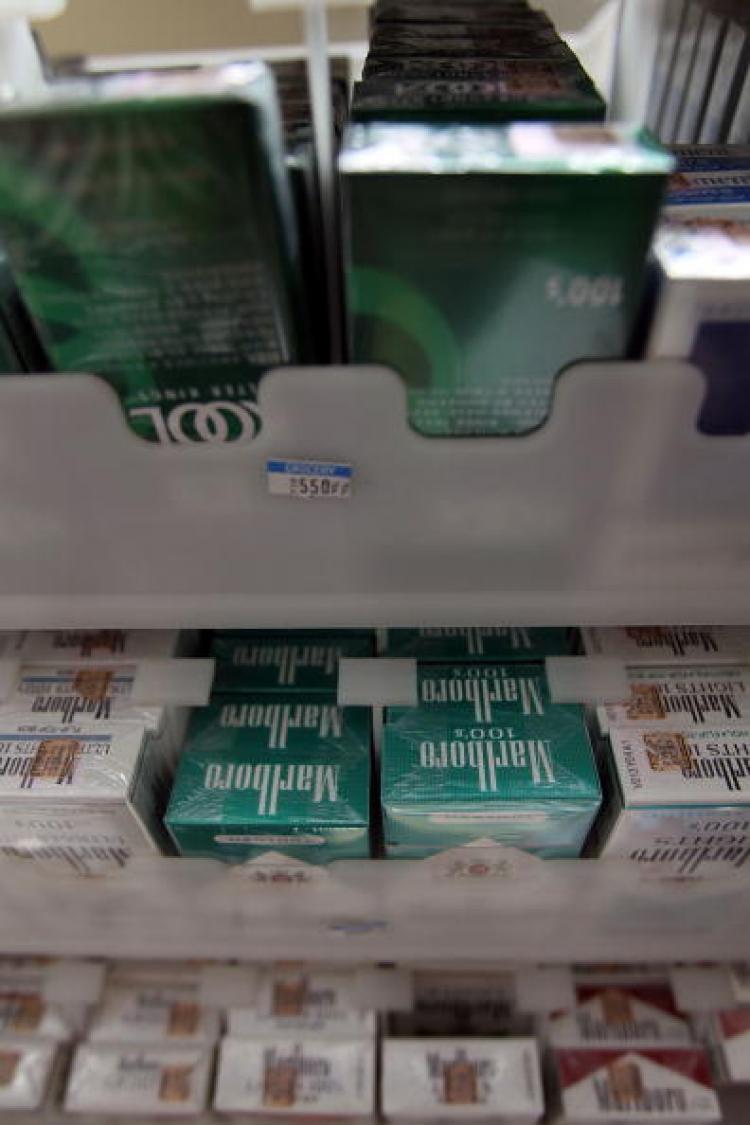 <a><img src="https://www.theepochtimes.com/assets/uploads/2015/09/98149037a.jpg" alt="Menthol cigarettes are seen for sale on a shelf at a Quick Stop store on March 30, 2010 in Miami. (Joe Raedle/Getty Images)" title="Menthol cigarettes are seen for sale on a shelf at a Quick Stop store on March 30, 2010 in Miami. (Joe Raedle/Getty Images)" width="320" class="size-medium wp-image-1806184"/></a>