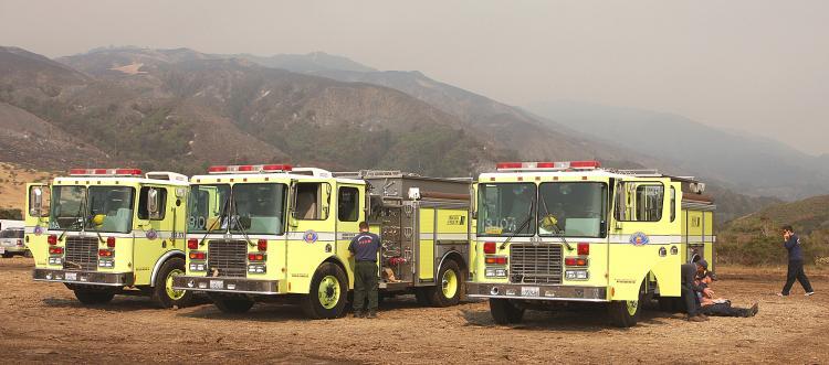 <a><img src="https://www.theepochtimes.com/assets/uploads/2015/09/ACA-fire-enginescopy.jpg" alt="Firefighters take a break as they prepare to tackle the Basin Complex Wildland Fire near Big Sur, California. (Maria Daly/The Epoch Times)" title="Firefighters take a break as they prepare to tackle the Basin Complex Wildland Fire near Big Sur, California. (Maria Daly/The Epoch Times)" width="320" class="size-medium wp-image-1834943"/></a>